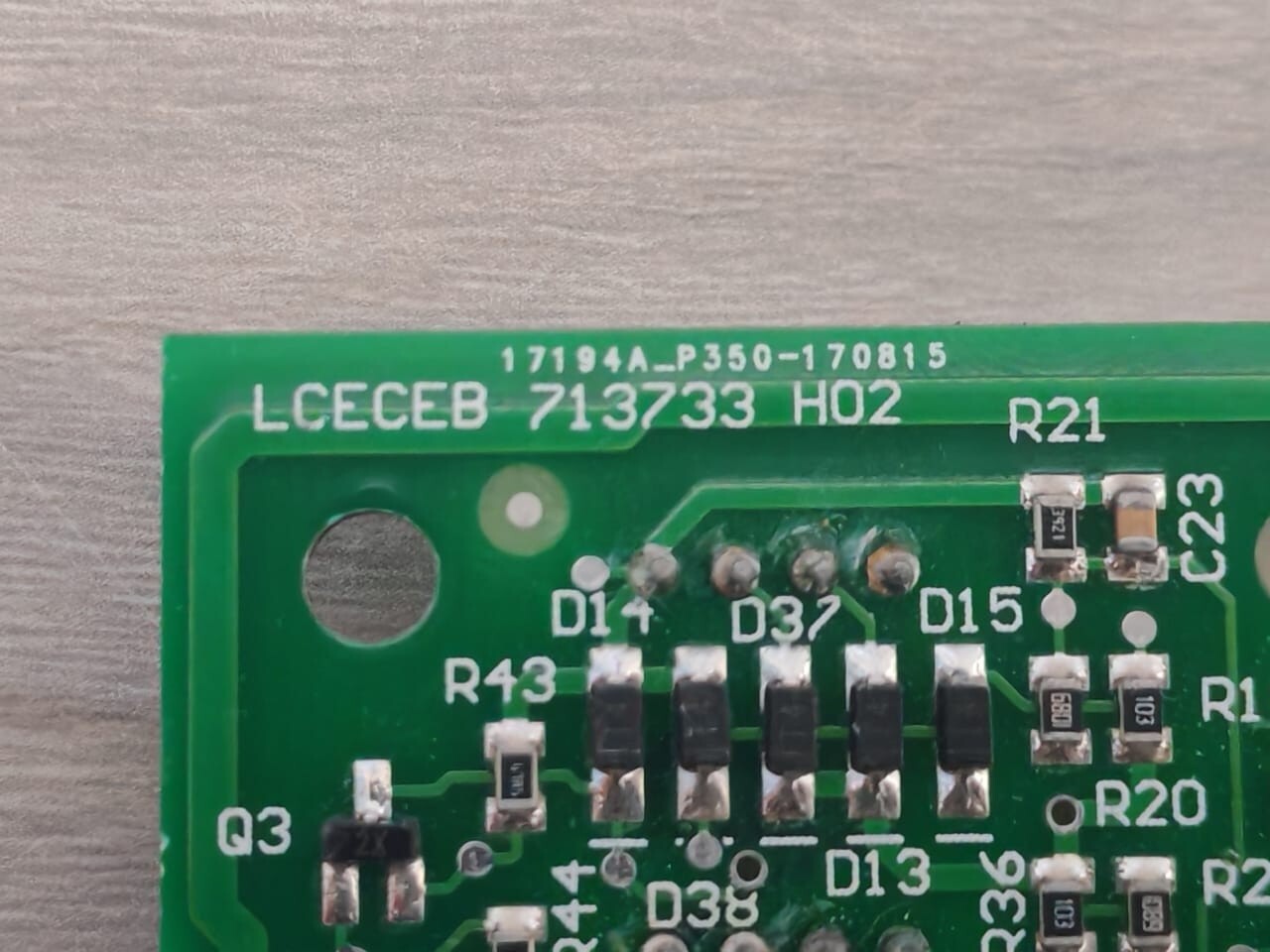 KONE KM713730G71 Kone Elevators LCECEB 713733 H02 /KM713730G71 CIRCUIT BOARD 8