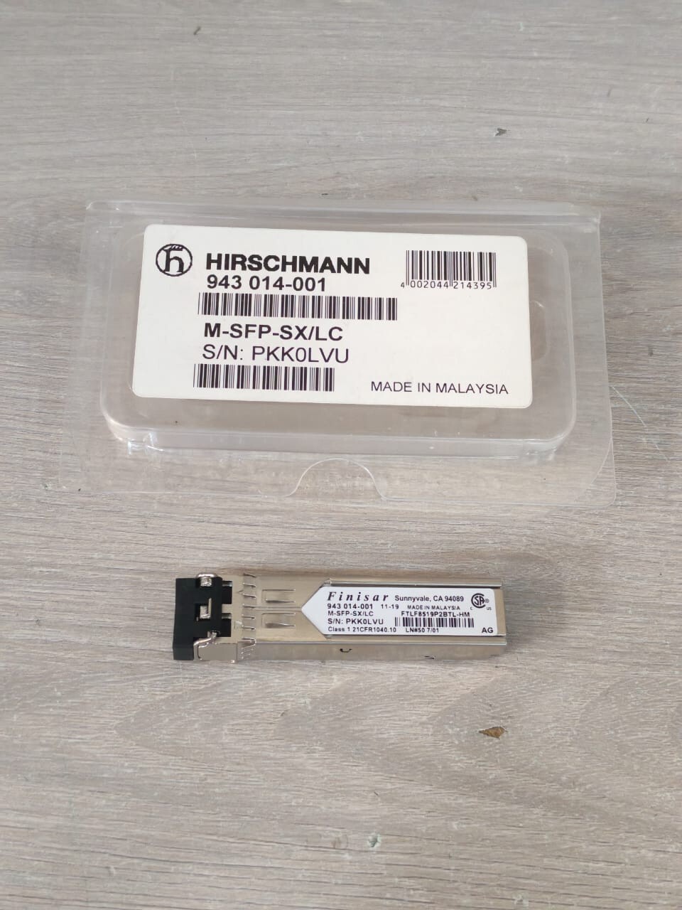 HIRSCHMANN 943 014-001 M-SFP-SX/LC FTLF8519P2BTL-HM TRANSCIEVER