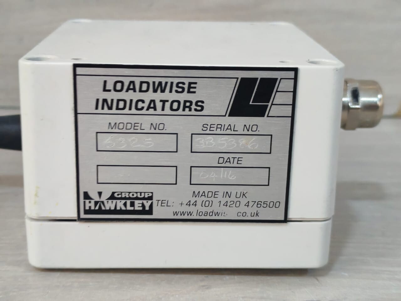 HAWKLEY HAWKLEY6325 HAWKLEY 6325 LOADWISE INDICATORS 7