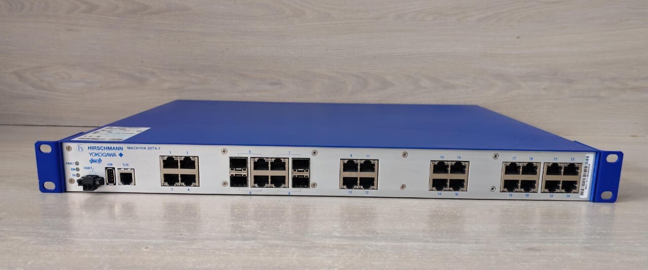 Hirschmann MACH104-20TX-F HIRSCHMANN MACH104-20TX-F WORKGROUP -SWITCH INDUSTRIAL CONTROL EQUIPMENT 3