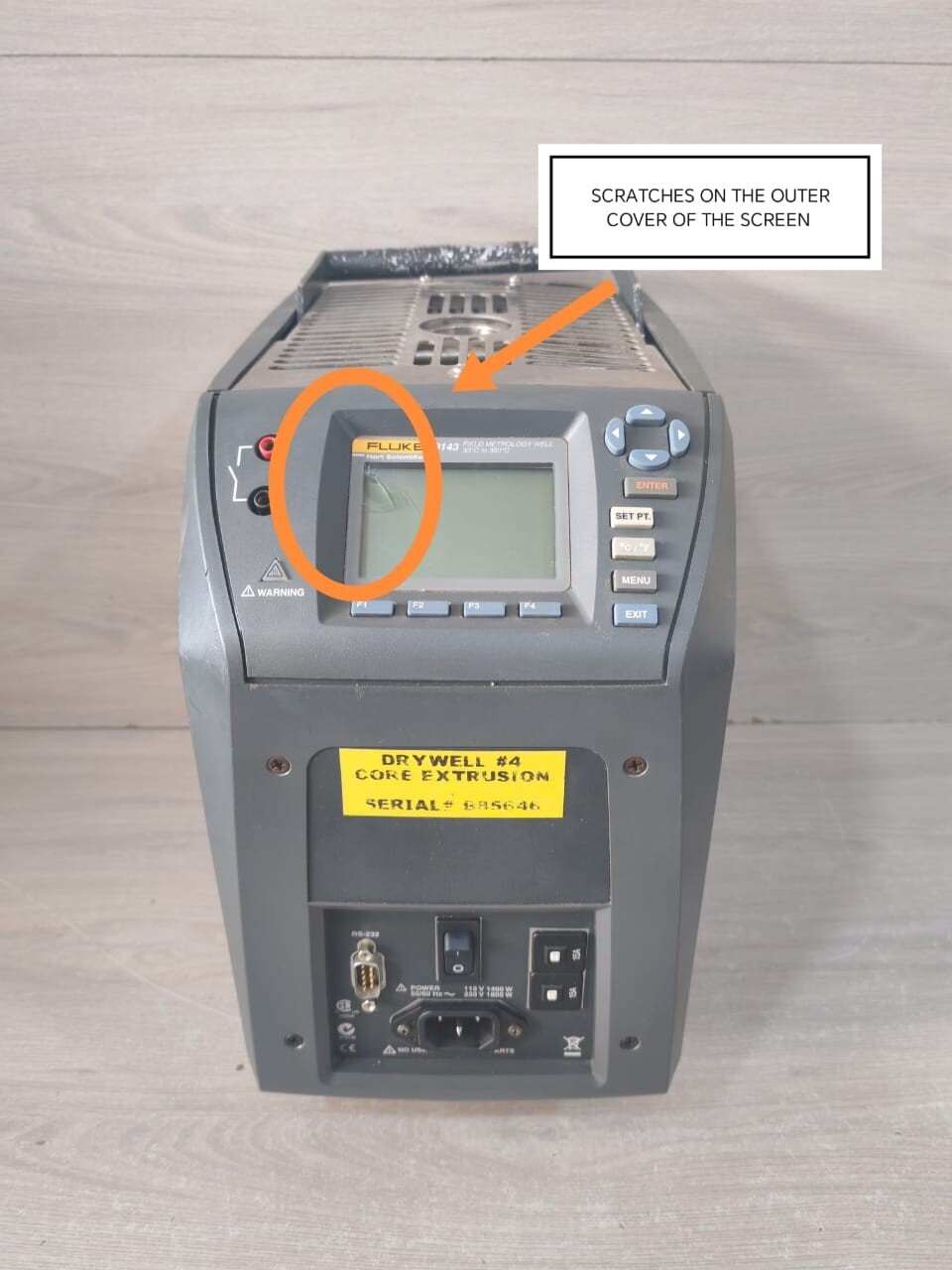 Fluke FLUKE-9143 FLUKE 9143 FIELD METROLOGY WELL 33°C TO 350°C 4