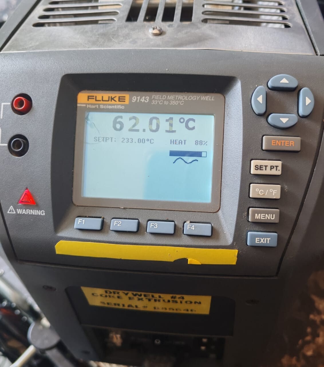 Fluke FLUKE-9143 FLUKE 9143 FIELD METROLOGY WELL 33°C TO 350°C 7