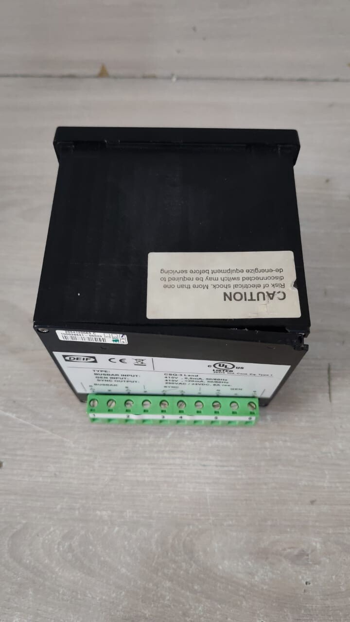 DEIF CSQ-3 DEIF CSQ-3 LAND SYNCHROSCOPES METER 415V 10