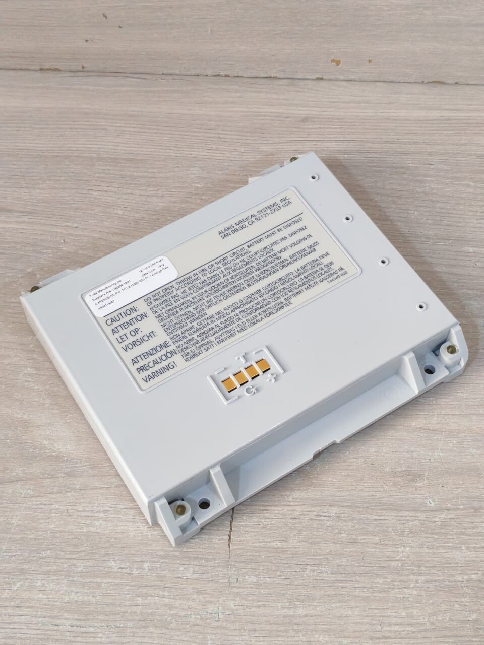 TOTEX U80209-1R01 TOTEX TC10010920 REV.01 / U80209-1R01 BATTERY 12V 4.0Ah 3