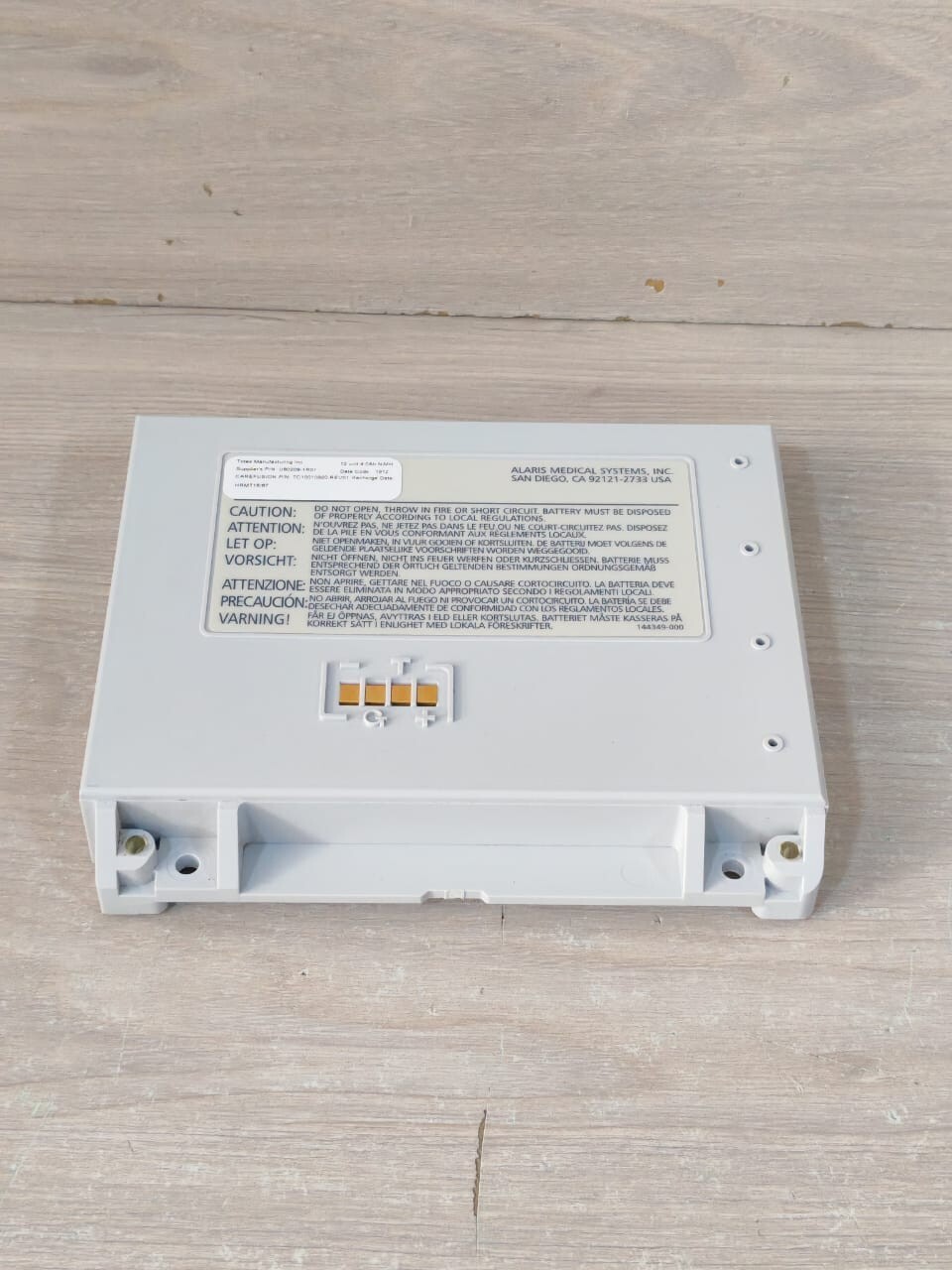 TOTEX U80209-1R01 TOTEX TC10010920 REV.01 / U80209-1R01 BATTERY 12V 4.0Ah 7