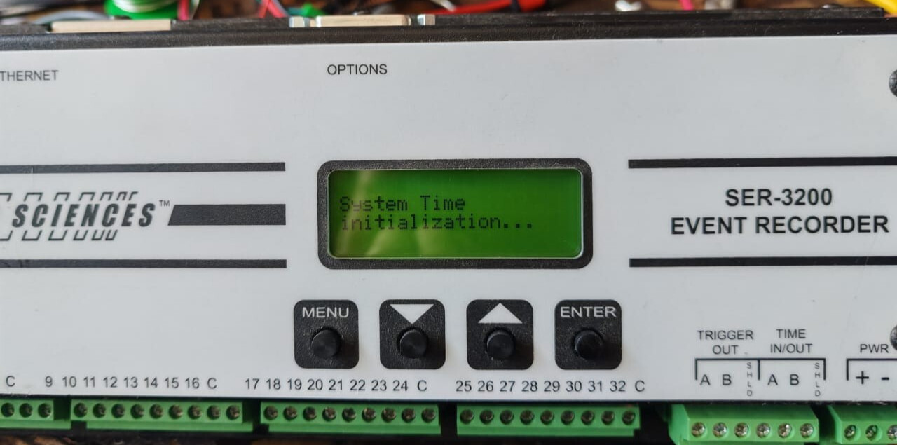 CYBER SCIENCES CYBER SCIENCES SER-3200-PTP CYBER SCIENCES SER-3200-PTP CYTIME EVENT RECORDER H/W VERSION: C2 2