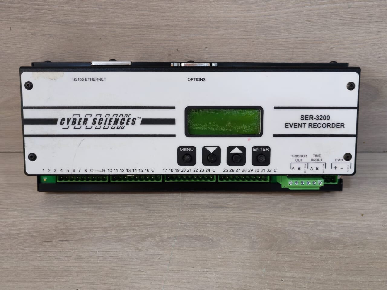CYBER SCIENCES SER-3200-PTP CYTIME EVENT RECORDER H/W VERSION: C2