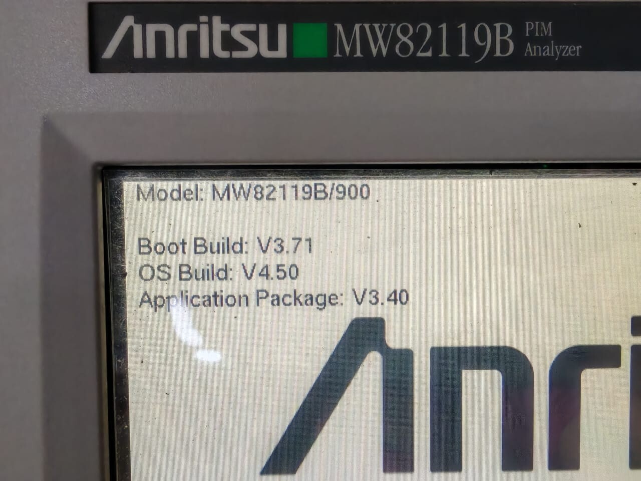 Anritsu MW82119B Anritsu MW82119B PIM Analyzer E-GSM 900 PIM Master 3