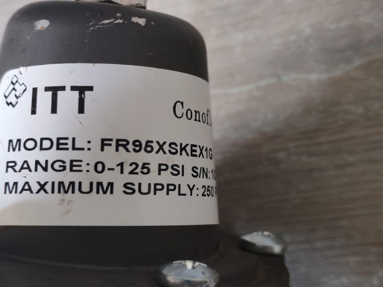 ITT FR95XSKEX1G ITT Conoflow FR95XSKEX1G Filter Regulator 2