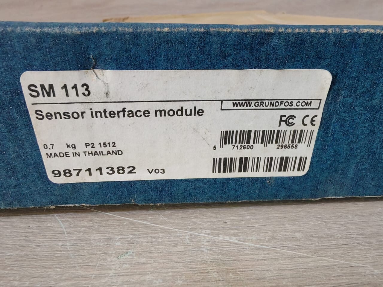 Grundfos 98711382 GRUNDFOS SM 113 SENSOR INTERFACE MODULE 98711382 9