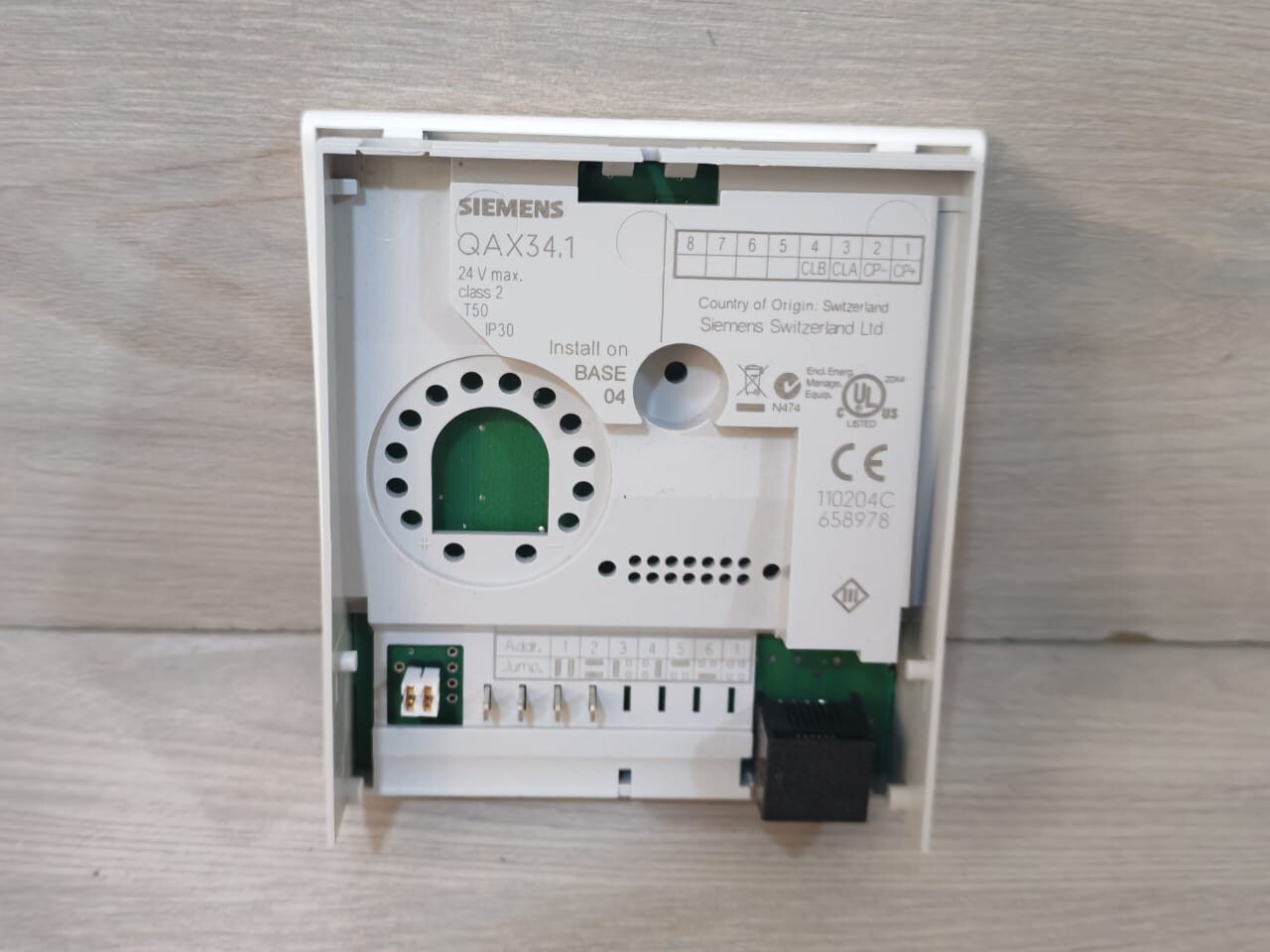 Siemens QAX34.1 SIEMENS QAX34.1 ROOM UNIT SENSOR 7