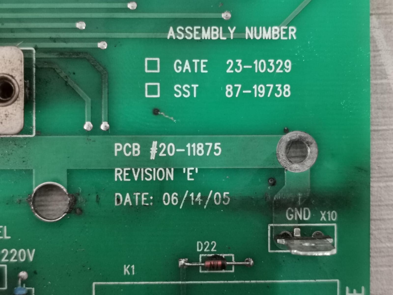 FEDERAL APD 20-11875 REV. E FEDERAL APD 20-11875 REV. E PCB BOARD 2