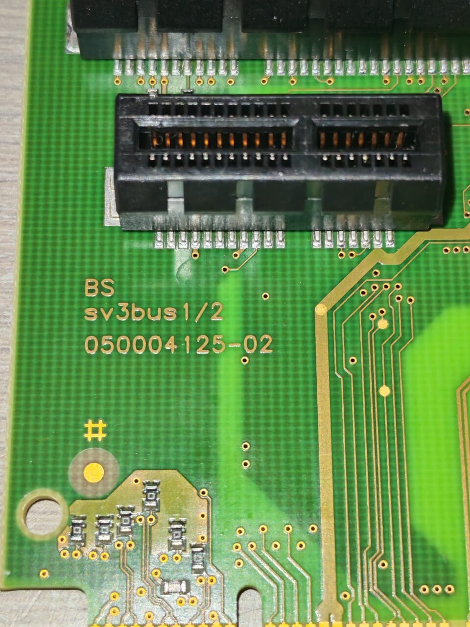 B&R 050004125-02 B&R BS SV3BUS 1/2 050004125-02 PCB FROM ACOPOS MULTI65 5