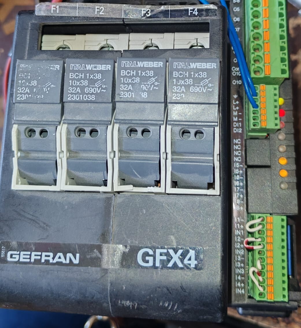 Gefran GFX4-30-R-2-F-0 Power Controller FW 01.46.45