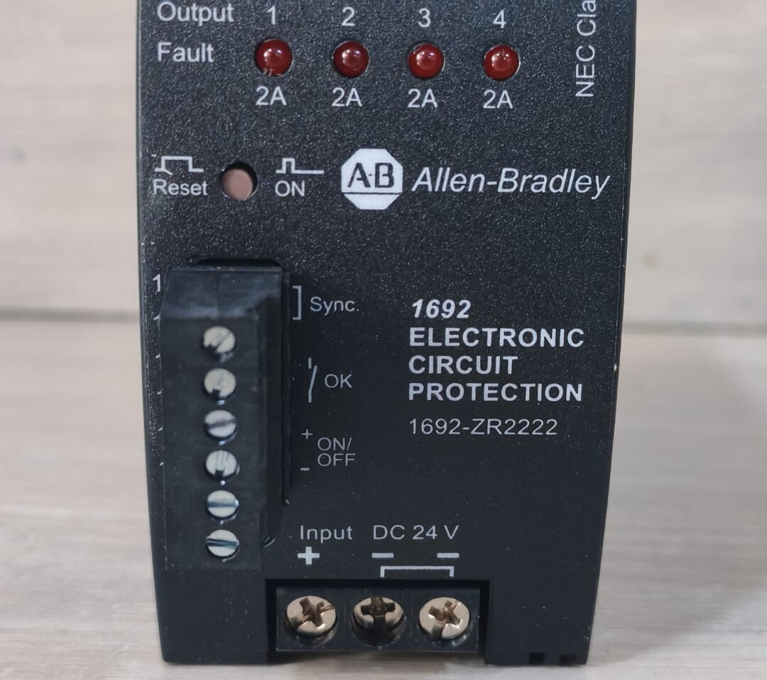 Allen-Bradley 1692-ZR2222 SER.A ALLEN-BRADLEY BULLETIN 1692 1692-ZR2222 SER.A ELECTRIONIC CIRCUIT PROTECTION 24V 6