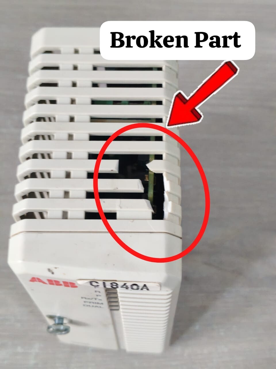 ABB CI840A 3BSE041882R1 PR:A ABB CI840A 3BSE041882R1 PR:A COMMUNICATION INTERFACE MODULE 7