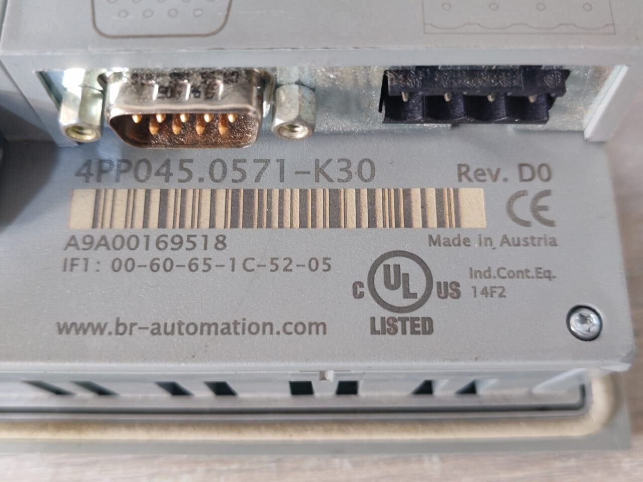 B&R 4PP045.0571-K30 B&R BControl Power Panel 4PP045.0571-K30 REV.D0 5