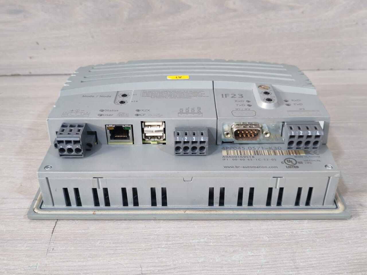 B&R 4PP045.0571-K30 B&R BControl Power Panel 4PP045.0571-K30 REV.D0 10