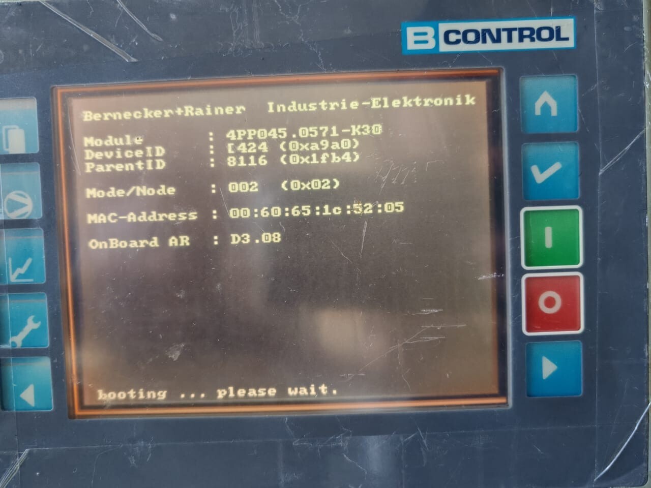 B&R BControl Power Panel 4PP045.0571-K30 REV.D0