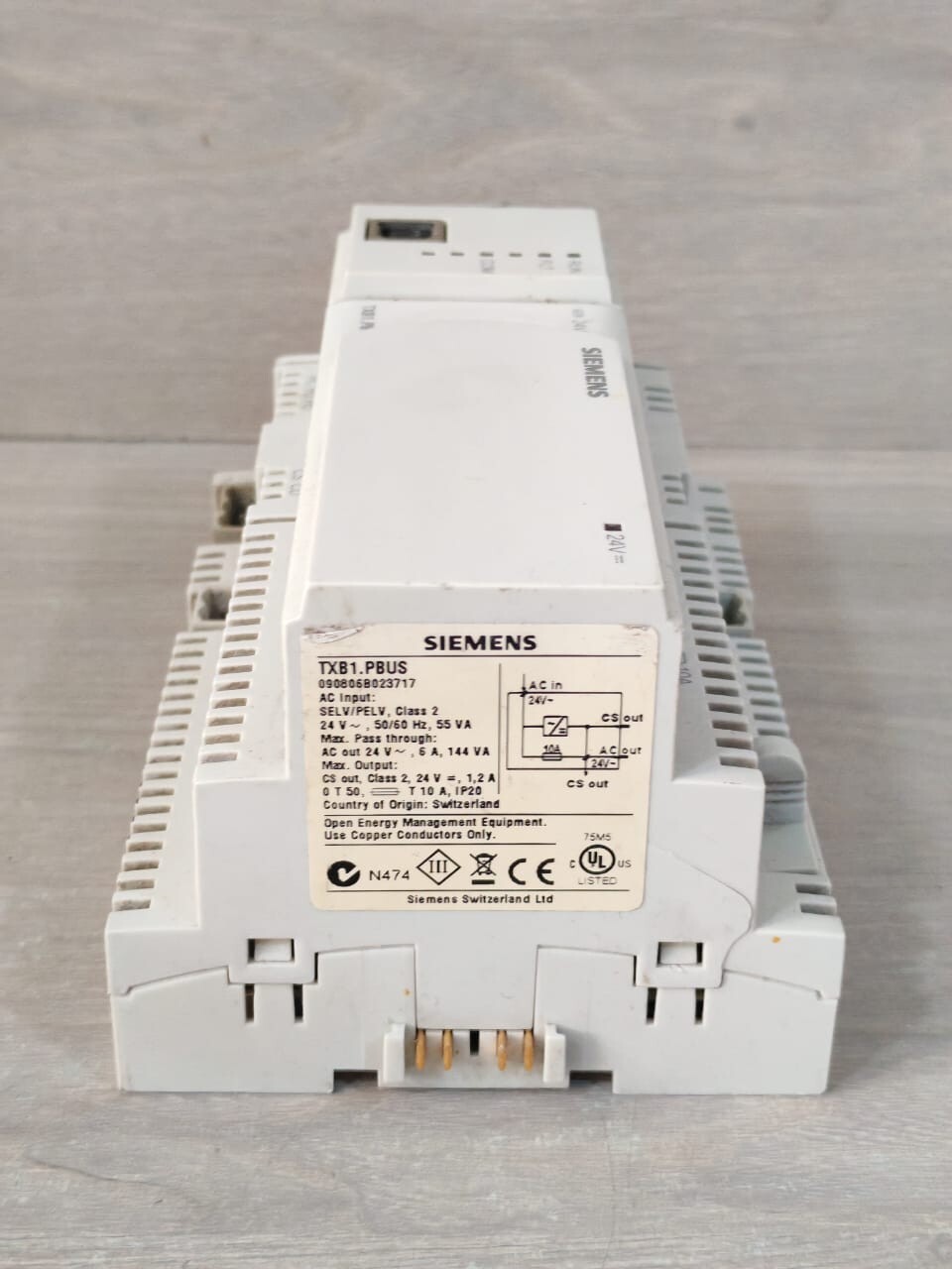 Siemens TXB1.PBUS SIEMENS TXB1.PBUS DIGITAL OUTPUT MODULE 24V 8