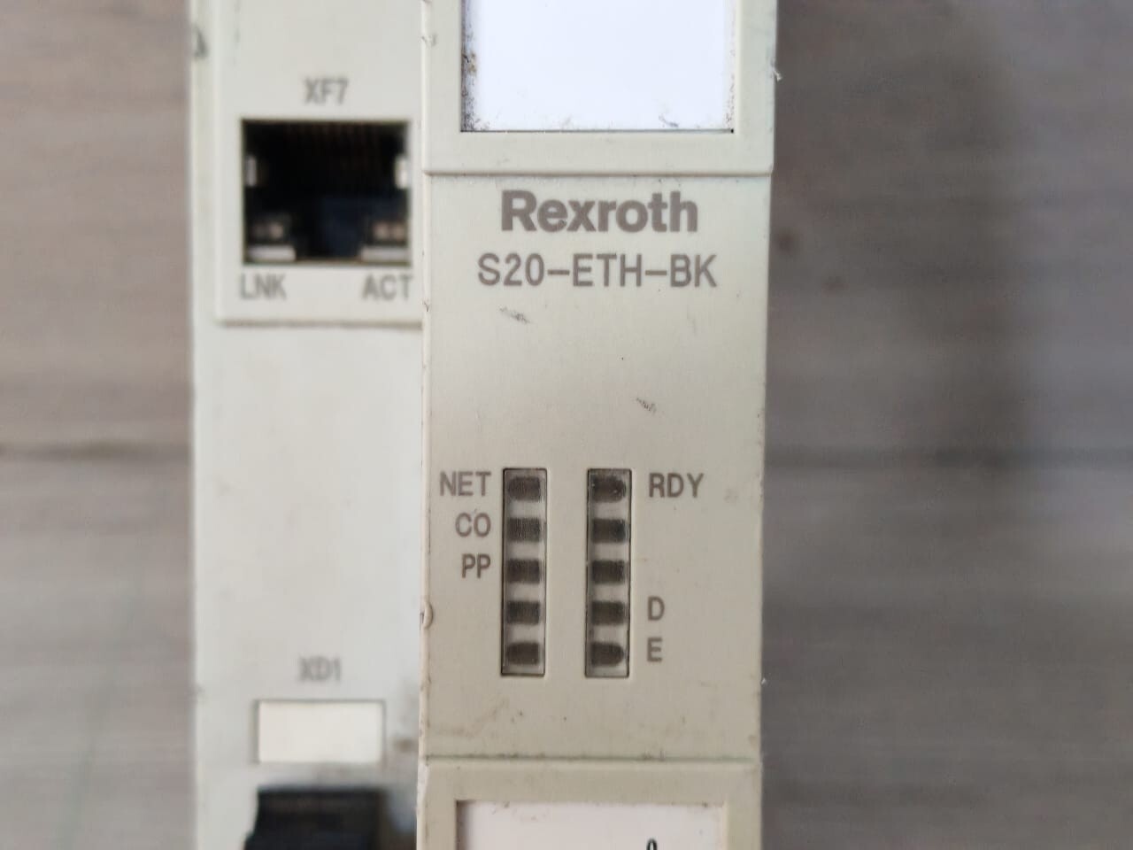Rexroth R911173905-AA1 REXROTH INDRACONTROL S20-ETH-BK R911173905-AA1 24VDC MODULE 2