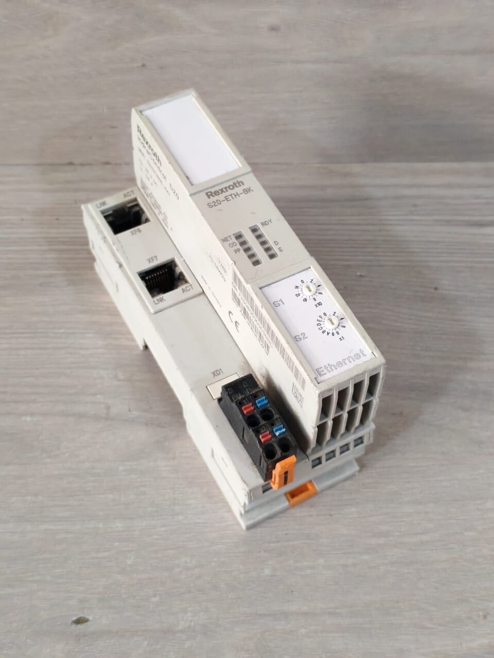 Rexroth R911173905-AA1 REXROTH INDRACONTROL S20-ETH-BK R911173905-AA1 24VDC MODULE 3