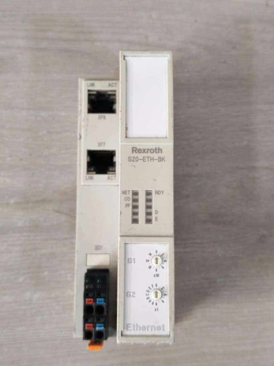 Rexroth R911173905-AA1 REXROTH INDRACONTROL S20-ETH-BK R911173905-AA1 24VDC MODULE 7