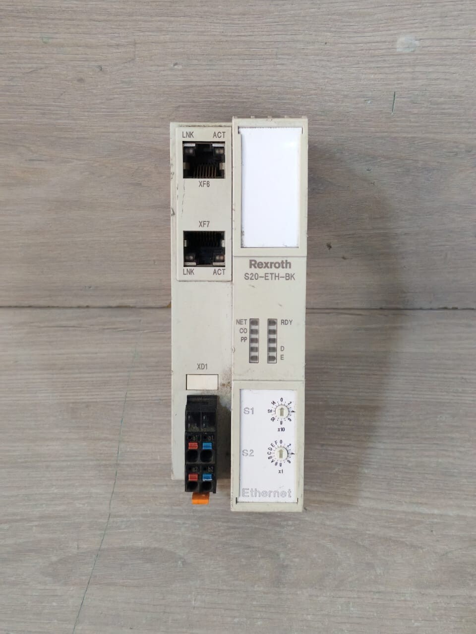 REXROTH INDRACONTROL S20-ETH-BK R911173905-AA1 24VDC MODULE