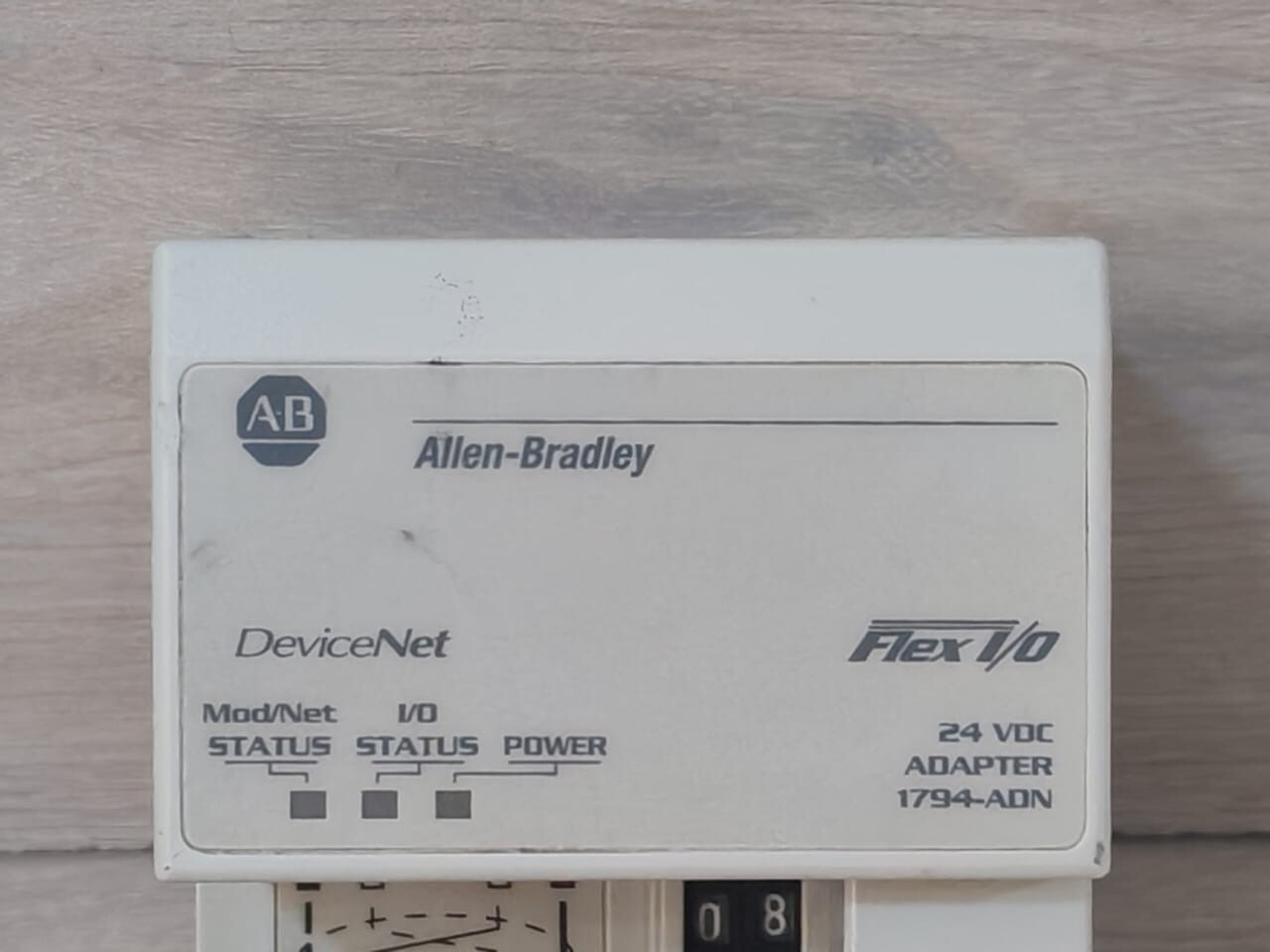 Allen-Bradley 96494871 Allen-Bradley 1794-ADN Ser B Flex I/O 24 DC Adapter 96494871 F/W Rev.J 2