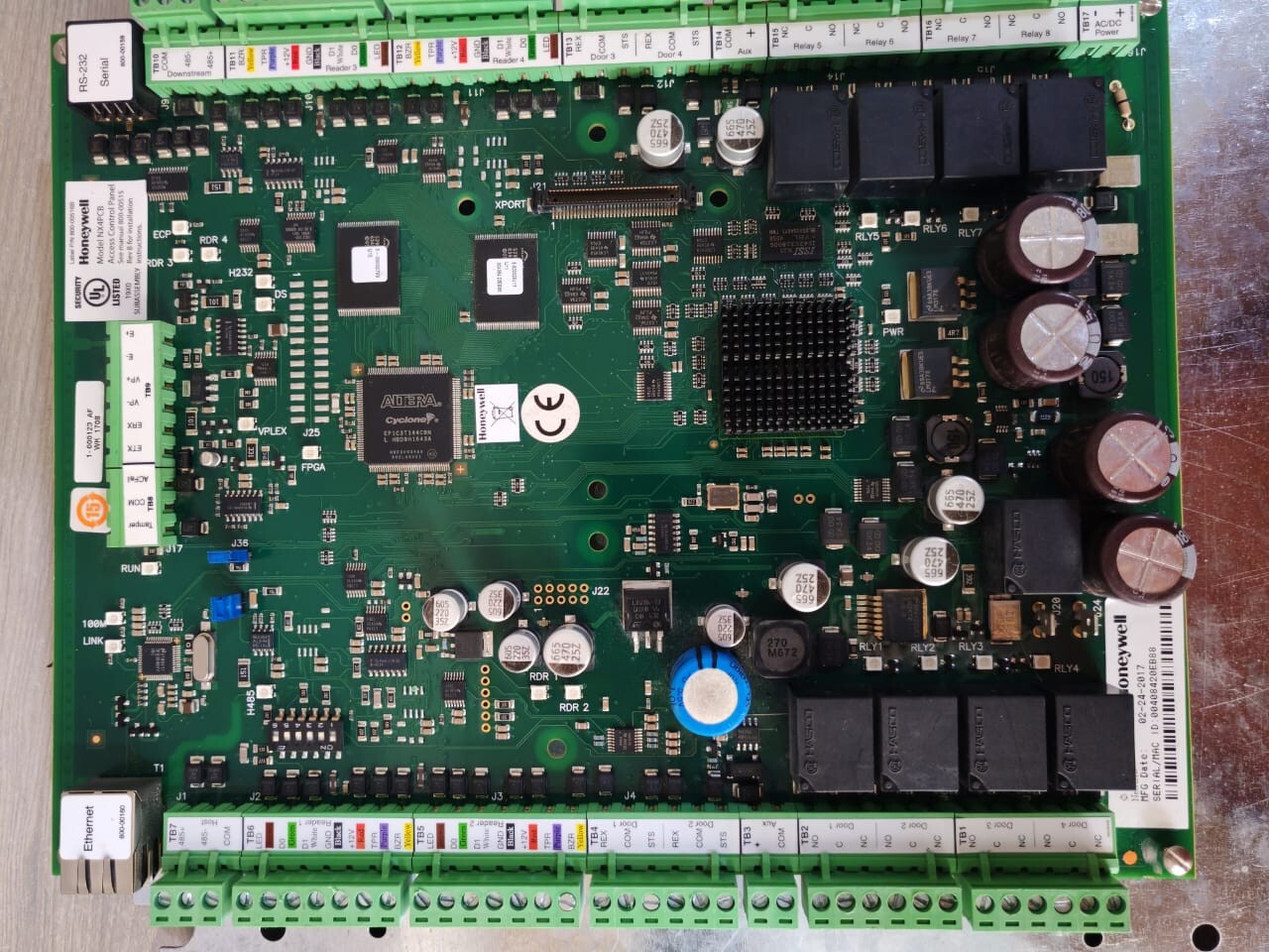 Honeywell 800-00516B HONEYWELL NetAXS Access Control Panel Board NX4PCB p/n 800-00516B 6