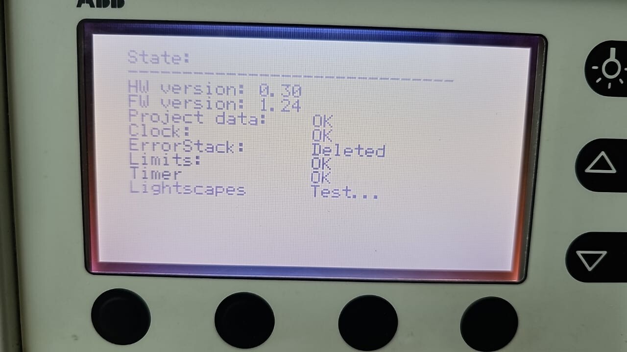ABB MT7012WS MELDE & BEDIENTABLEAU GHQ6050059R0005 LCD PANEL - TRIED & TESTED