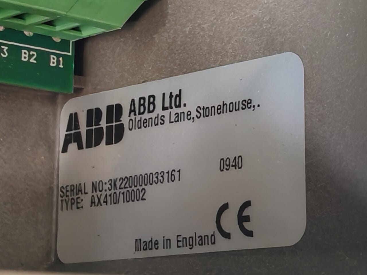 ABB AX410 /10002 ABB AX400 AX410 /10002 Single Channel Transmitter 5
