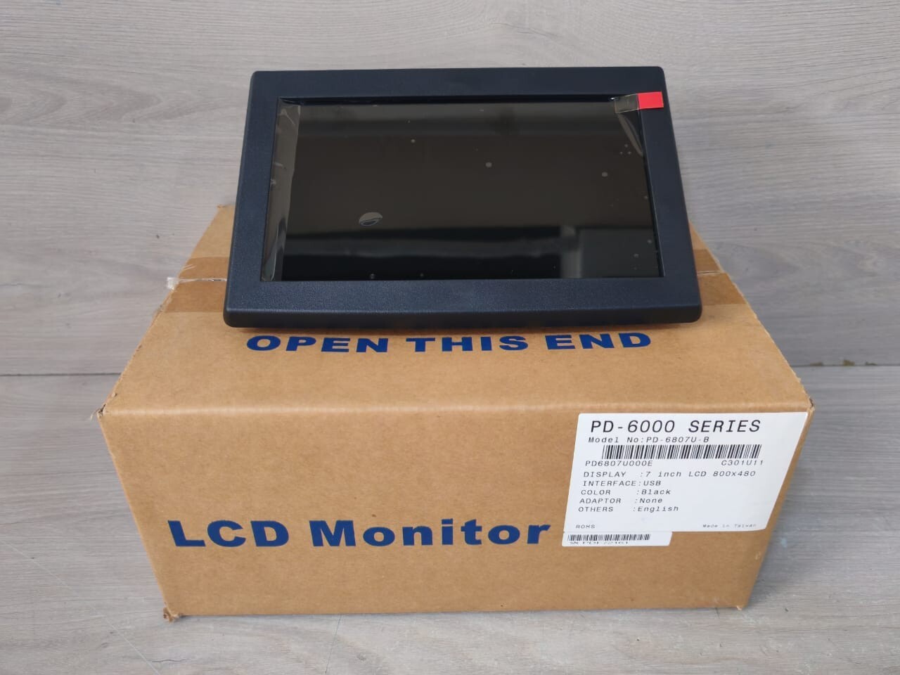 Posiflex PD-6807U-B Posiflex PD-6807U-B 7 inch LCD Monitor 800x480 PD-6000 Series 2