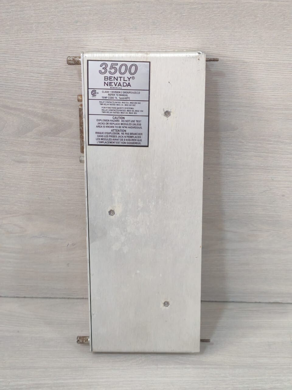 Bently Nevada 126615-01 BENTLY NEVADA 3500 126615-01 PROXIMITOR I/O MODULE - WITH RUSTY PART 5