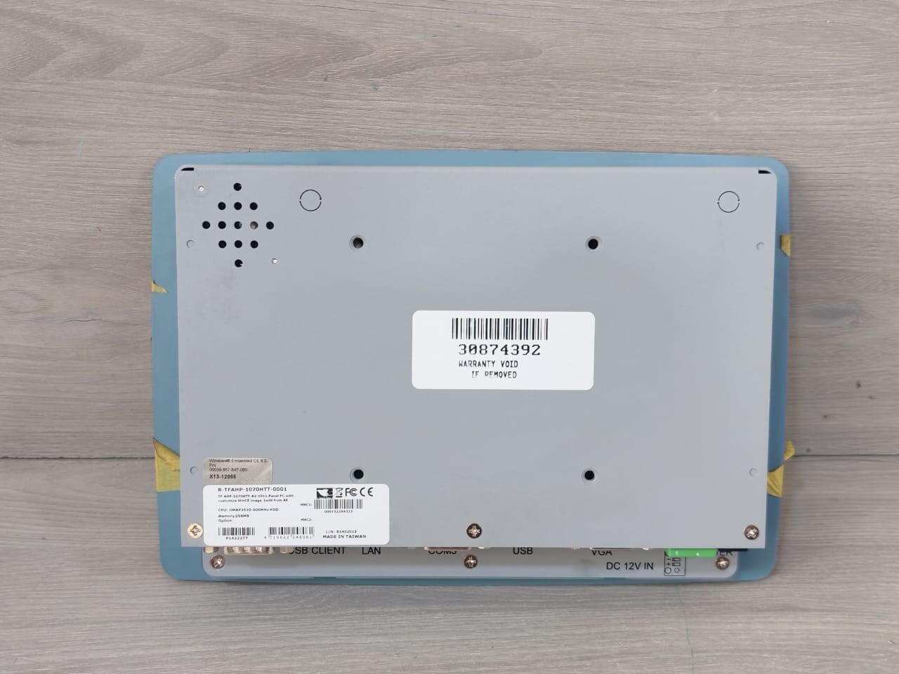 AAEON R-TFAHP-1070HTT-0001 AAEON R-TFAHP-1070HTT-0001 Panel Pc 256MB 5