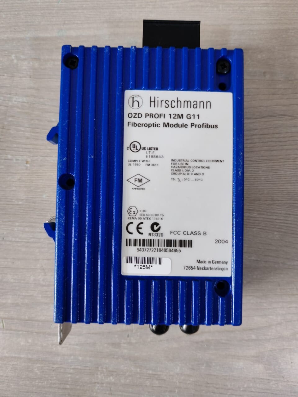 Hirschmann PROFI HIRSCHMANN OZD PROFI 12M G11 FIBEROPTIC MODULE PROFIBUS 9