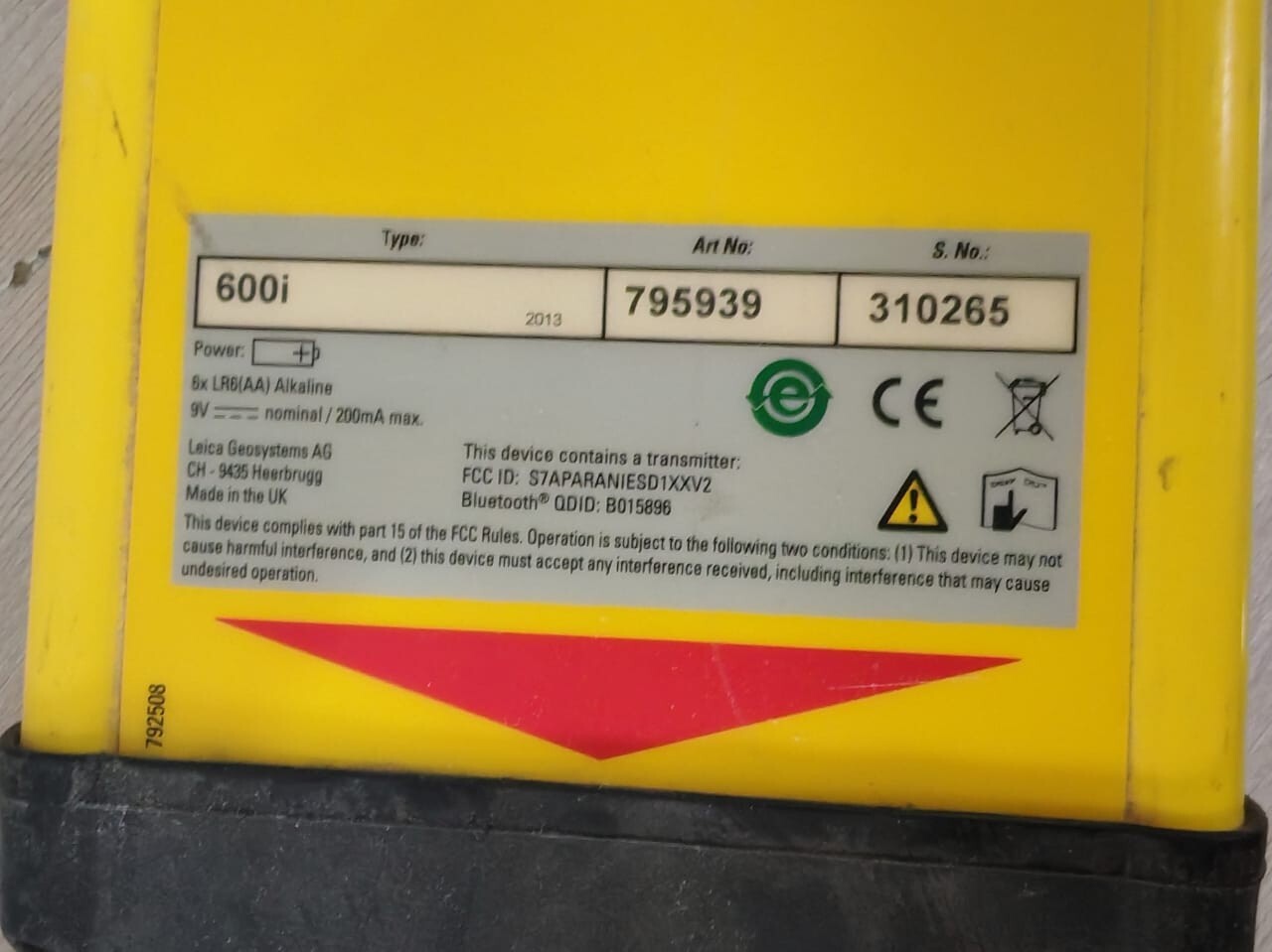 LEICA TOOL-795939 Leica DIGICAT600i Cable Avoidance Tool 795939 7