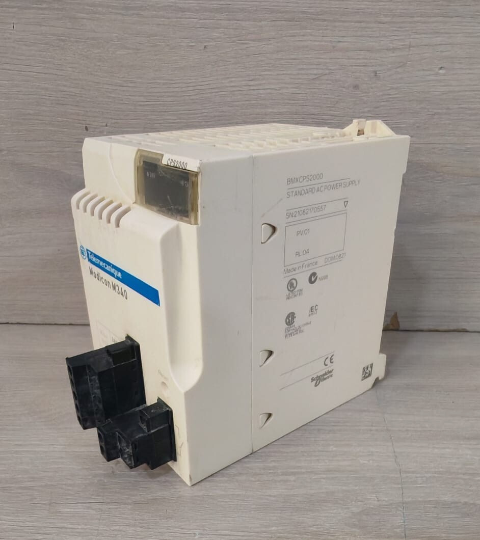 Telemecanique BMXCPS2000 TELEMECANIQUE MODICON M340 BMXCPS2000 STANDARD AC POWER SUPPLY 8