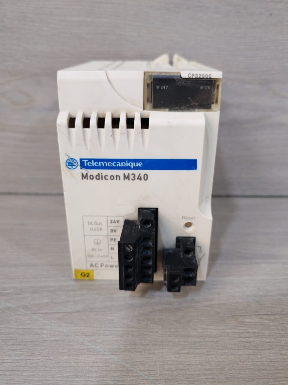 TELEMECANIQUE MODICON M340 BMXCPS2000 STANDARD AC POWER SUPPLY