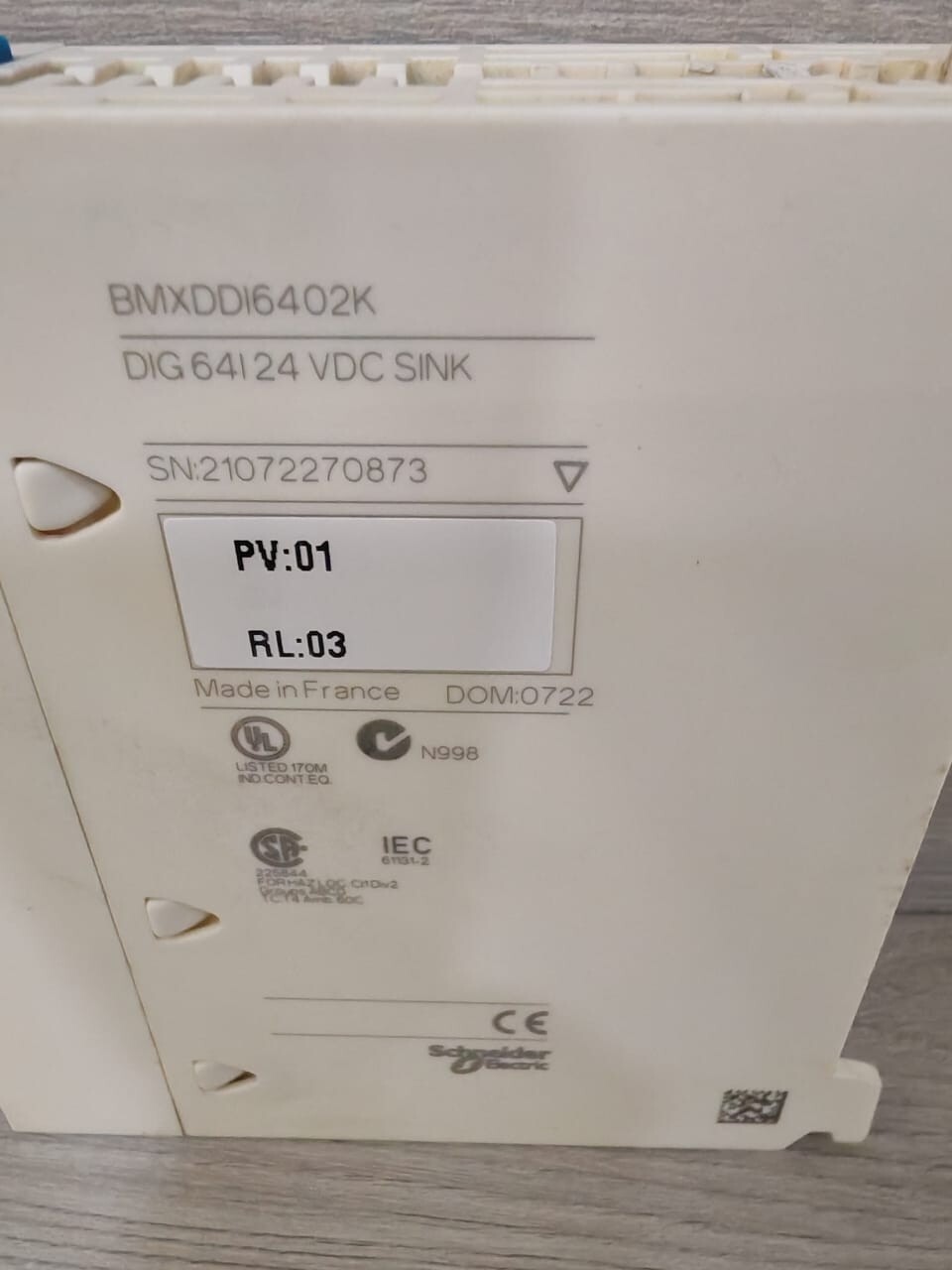 Schneider Electric BMXDDI6402K Schneider Electric BMXDDI6402K Discrete Input Module 3