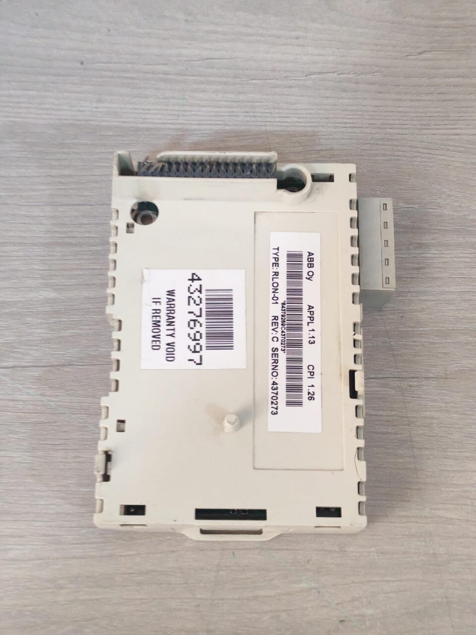 ABB RLON-01 ABB RLON-01 REV.C LONWORKS ADAPTER 10