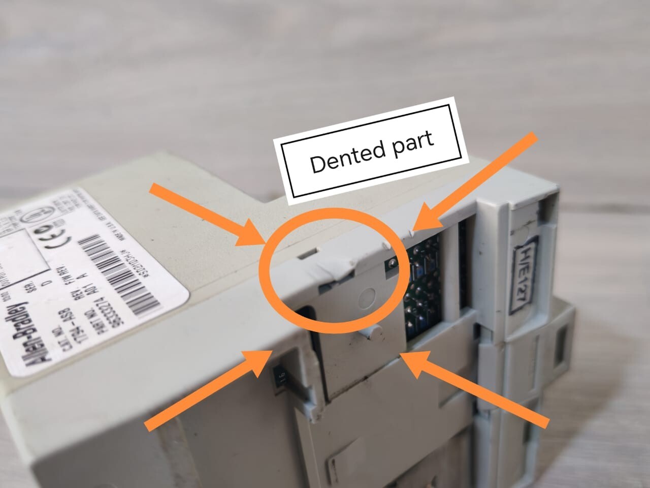 Allen-Bradley 96333274 Allen-Bradley 1794-ASB Ser.D Power Supply Rio Adapter 96333274 Rev A01 F/W Rev.A 9