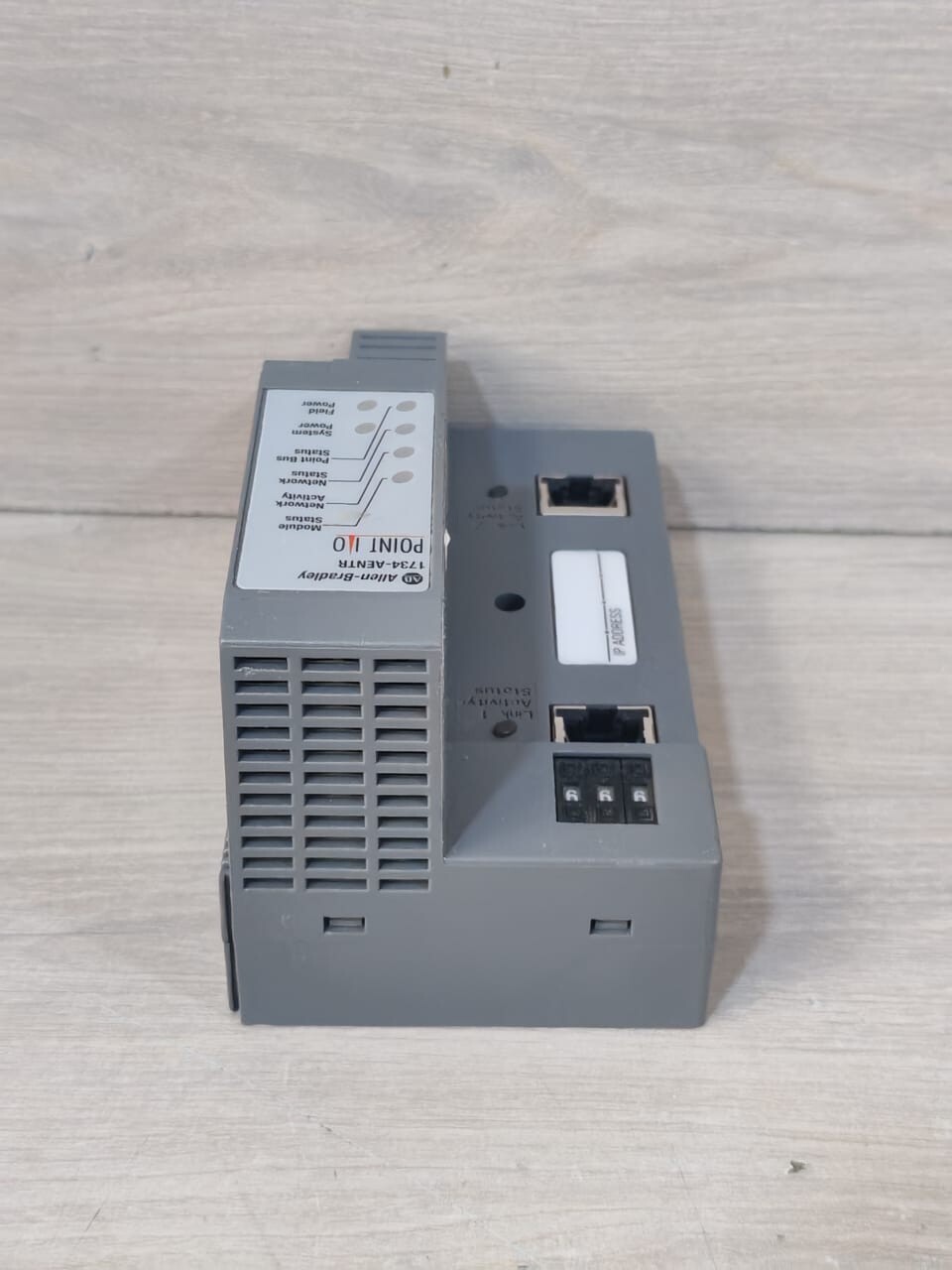 Allen-Bradley 1734-AENTR SER.C FW:7.011 ALLEN-BRADLEY 1734-AENTR SER.C FW:7.011 ETHERNET ADAPTER MODULE- W/ BROKEN PART 9
