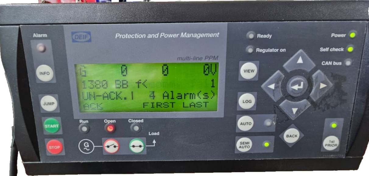 DEIF PPM-3 DEIF PPM-3 DG Protection and Power Management 250VAC 2