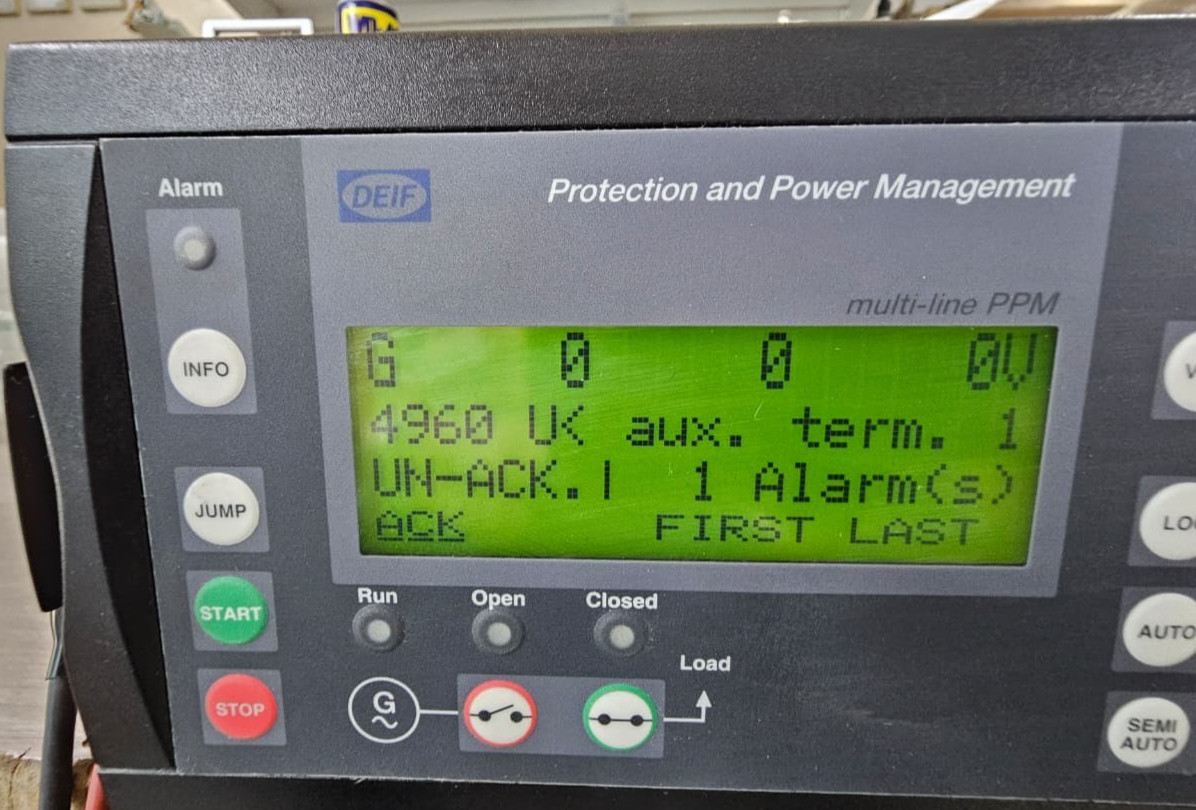 DEIF PPM-3 DEIF PPM-3 DG Protection and Power Management 250VAC 6