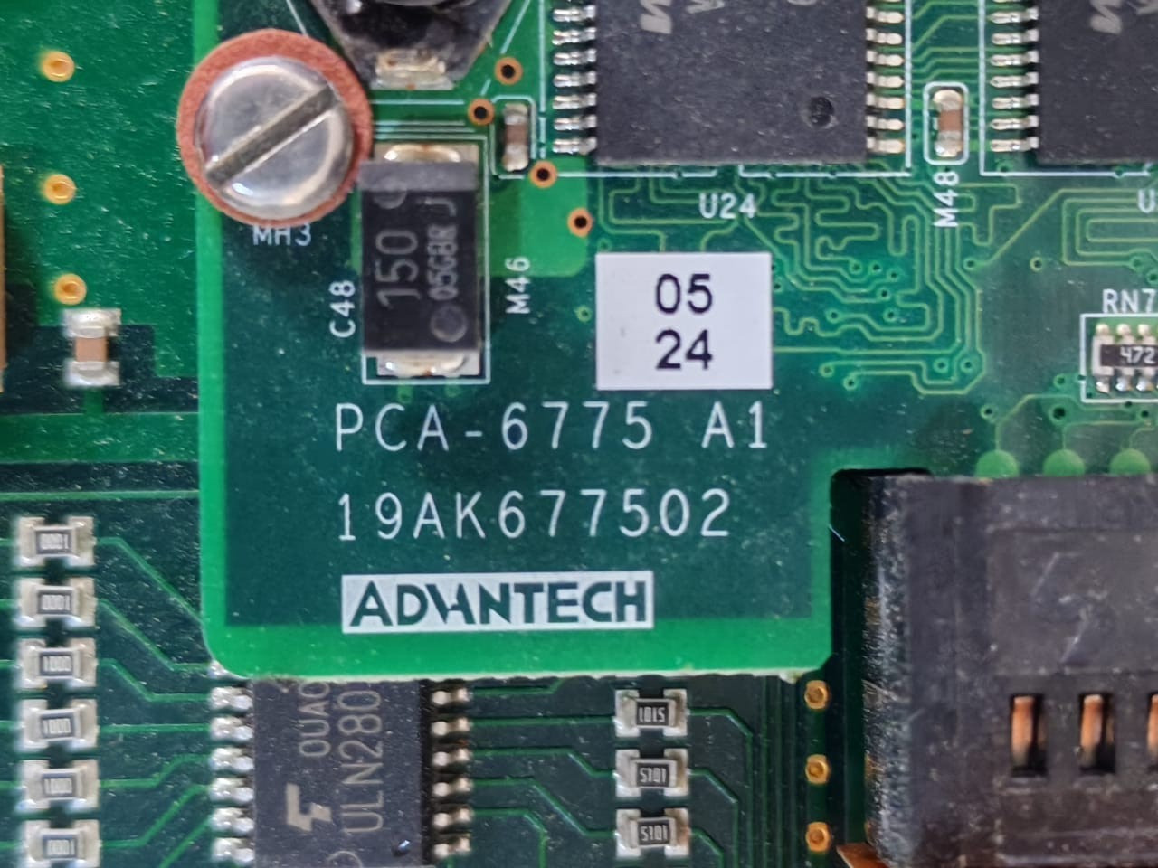 ADVANTECH and ETELM PCA-6775 ETELM CPUBDT / C with ADVANTECH PCA-6775 A1 19AK677502 CIRCUIT BOARD 2