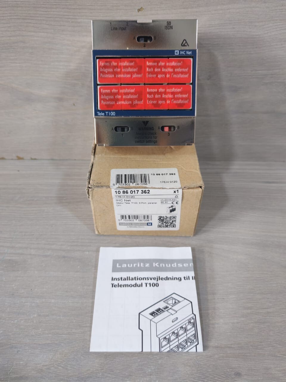LK By Schneider Electric IHC Net Tele T100,8 Port Parallel DIN