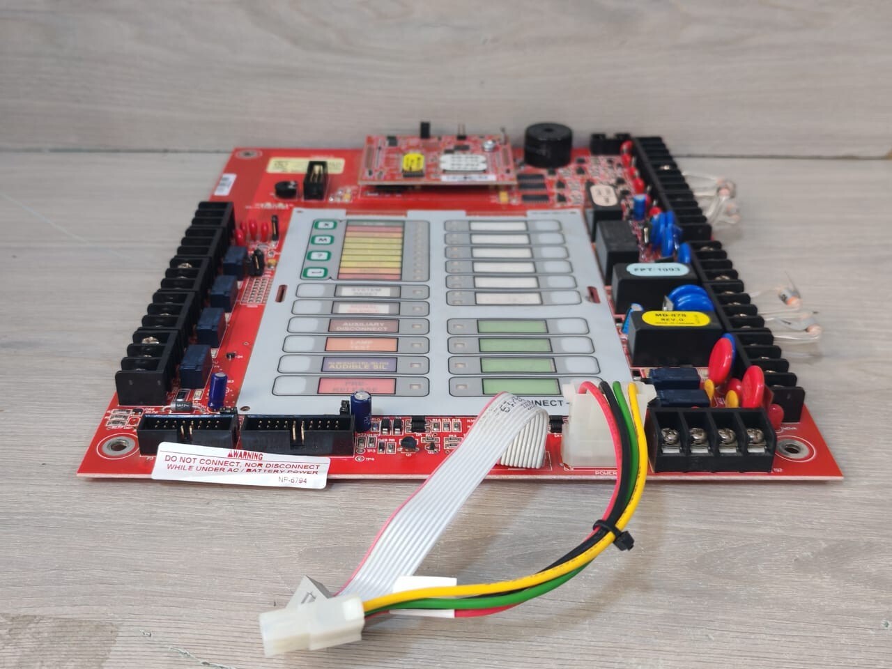 Mircom MD-1210 Rev.A / NP-7685 Rev.01 Mircom NP-6109 R.4 FIRE ALARM SUB-ASSEMBLY 3PBL WITH MD-1210 8