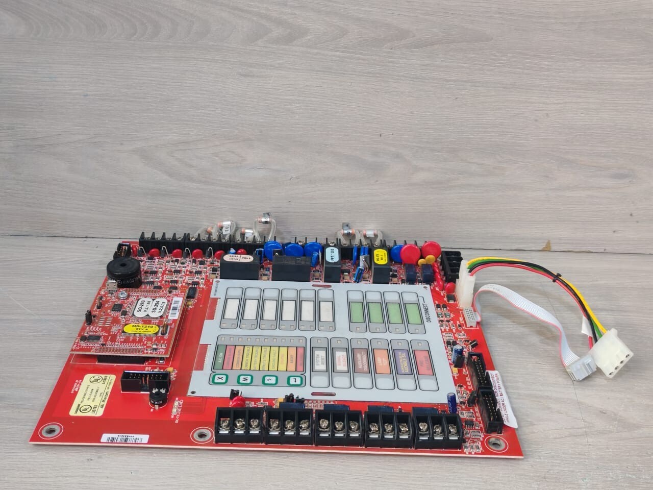 Mircom MD-1210 Rev.A / NP-7685 Rev.01 Mircom NP-6109 R.4 FIRE ALARM SUB-ASSEMBLY 3PBL WITH MD-1210 9