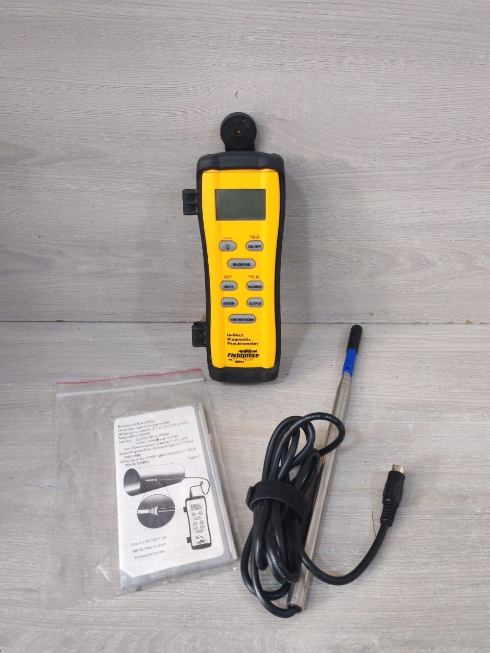 Fieldpiece IN-DUCT FIELDPIECE SRH3 IN-DUCT DIAGNOSTIC PSYCHROMETER 9V 6